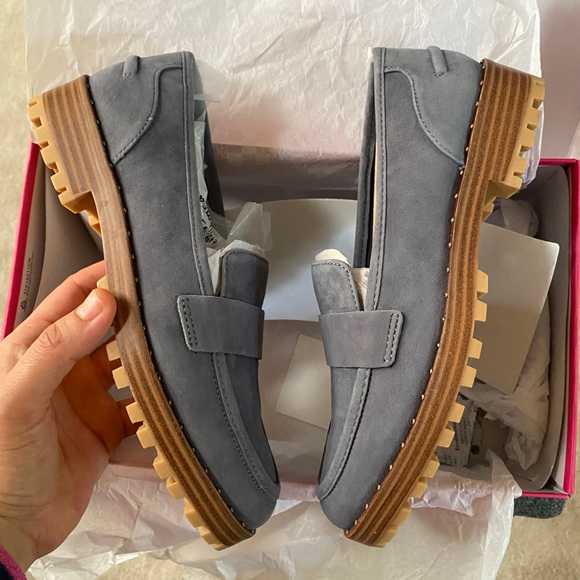 VINCE CAMUTO Suede Flat Loafers - Picture 2 of 8